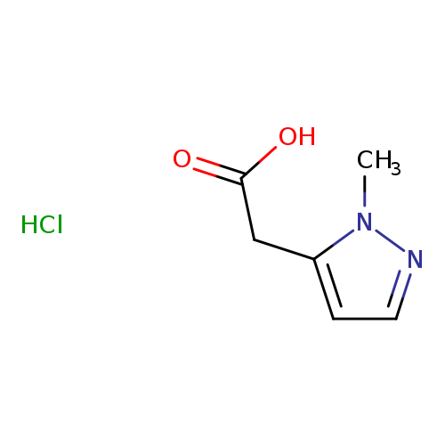 2-(1-methyl-1h-pyrazol-5-yl)acetic acid hydrochloride
