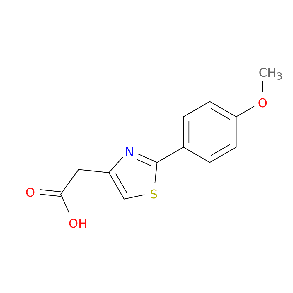 2-(4-Methoxyphenyl)-4-thiazoleacetic acid