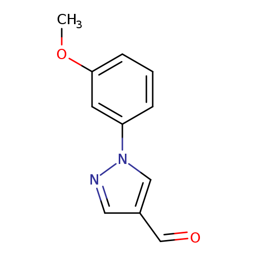 1H-Pyrazole-4-carboxaldehyde, 1-(3-methoxyphenyl)-