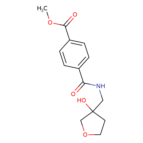 methyl 4-{[(3-hydroxyoxolan-3-yl)methyl]carbamoyl}benzoate