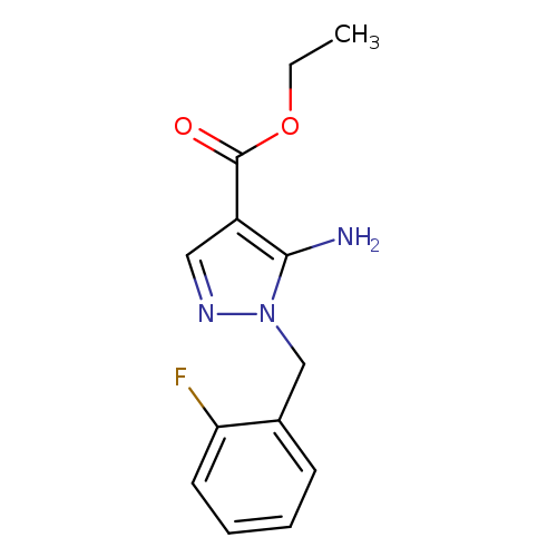 ethyl 5-amino-1-(2-fluorobenzyl)-1H-pyrazole-4-carboxylate