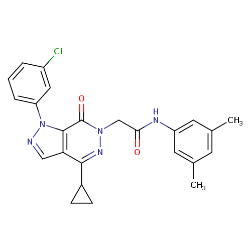 2-[1-(3-chlorophenyl)-4-cyclopropyl-7-oxo-1H,6H,7H-pyrazolo[3,4-d]pyridazin-6-yl]-N-(3,5-dimethylphenyl)acetamide