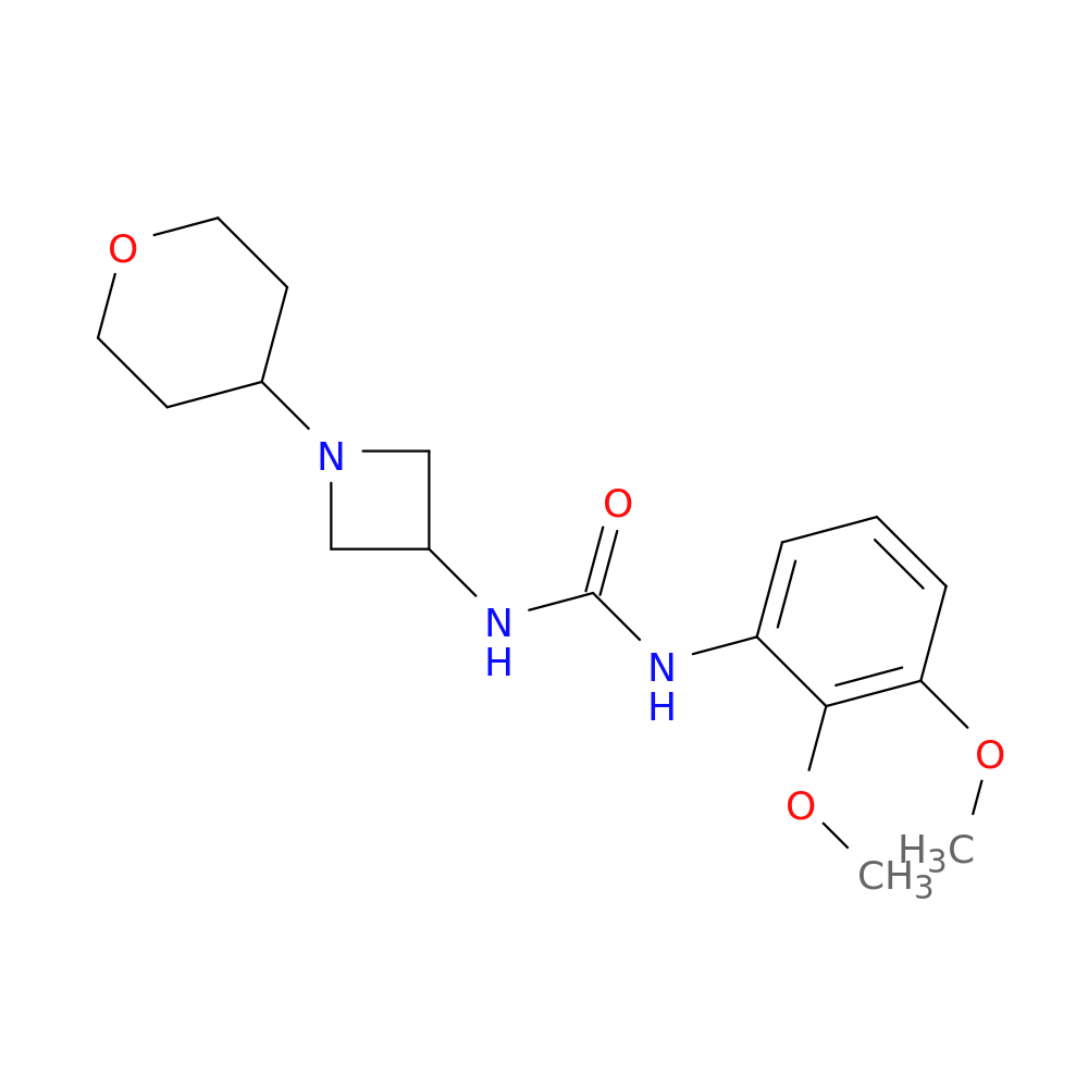 1-(2,3-dimethoxyphenyl)-3-[1-(oxan-4-yl)azetidin-3-yl]urea