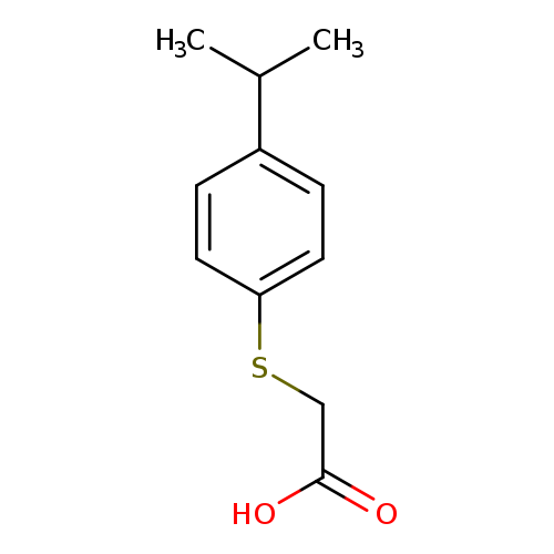 2-{[4-(propan-2-yl)phenyl]sulfanyl}acetic acid