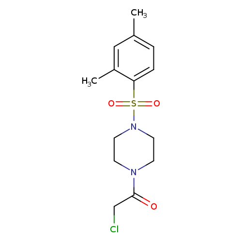 2-chloro-1-[4-(2,4-dimethylbenzenesulfonyl)piperazin-1-yl]ethan-1-one