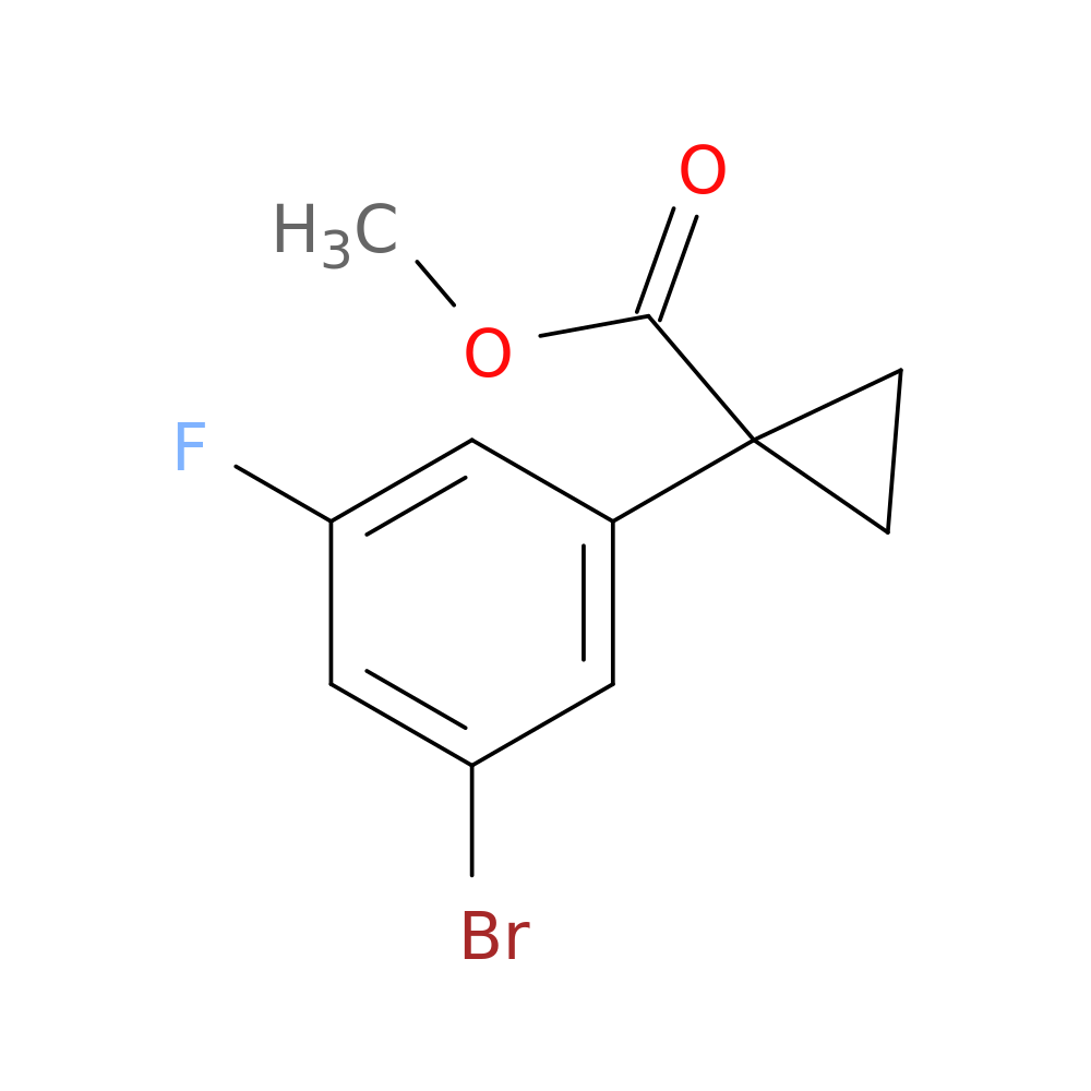Methyl 1-(3-bromo-5-fluorophenyl)cyclopropane-1-carboxylate