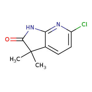 6-Chloro-3,3-dimethyl-1H-pyrrolo[2,3-b]pyridin-2(3H)-one