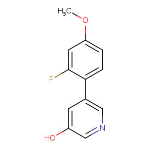 5-(2-Fluoro-4-methoxyphenyl)-3-hydroxypyridine