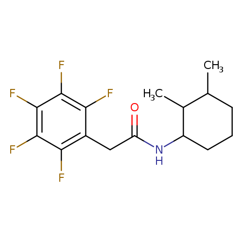 N-(2,3-dimethylcyclohexyl)-2-(2,3,4,5,6-pentafluorophenyl)acetamide
