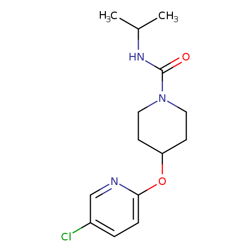 4-[(5-chloropyridin-2-yl)oxy]-N-(propan-2-yl)piperidine-1-carboxamide