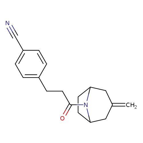4-(3-{3-methylidene-8-azabicyclo[3.2.1]octan-8-yl}-3-oxopropyl)benzonitrile