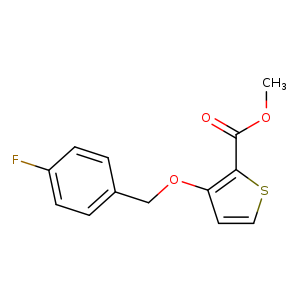 Methyl 3-[(4-fluorobenzyl)oxy]-2-thiophenecarboxylate