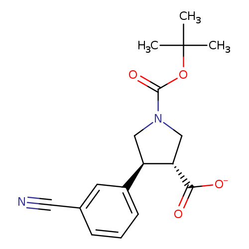 Boc-(+/-)-trans-4-(3-cyano-phenyl)-pyrrolidine-3-carboxylic acid