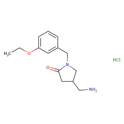 4-(aminomethyl)-1-[(3-ethoxyphenyl)methyl]pyrrolidin-2-one hydrochloride