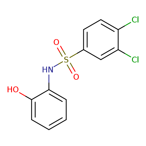 3,4-dichloro-N-(2-hydroxyphenyl)benzene-1-sulfonamide