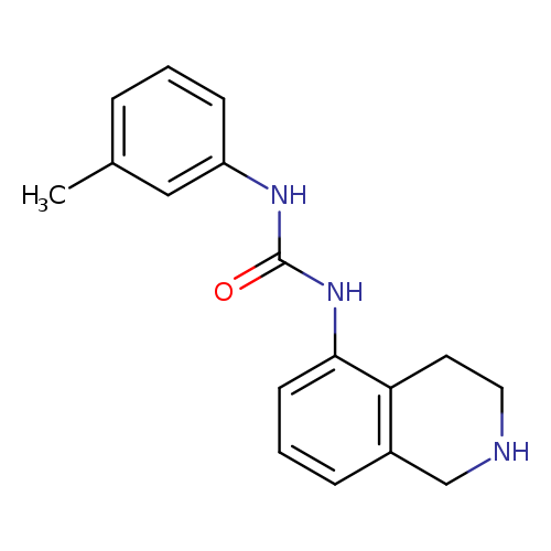 1-(3-Methylphenyl)-3-(1,2,3,4-tetrahydroisoquinolin-5-yl)urea