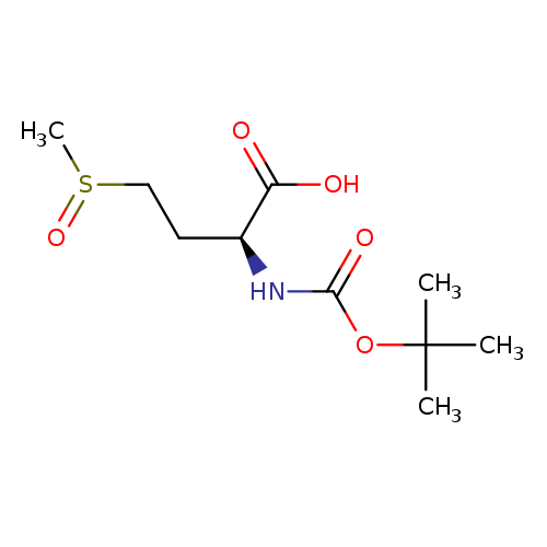 Butanoic acid,2-[[(1,1-dimethylethoxy)carbonyl]amino]-4-(methylsulfinyl)-, (2S)-