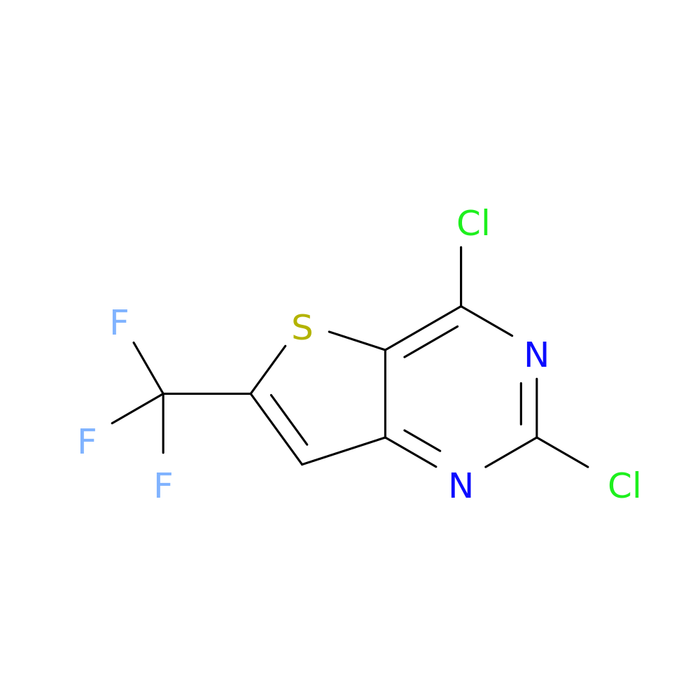 2,4-dichloro-6-(trifluoromethyl)thieno[3,2-d]pyrimidine