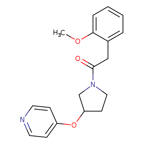 2-(2-methoxyphenyl)-1-[3-(pyridin-4-yloxy)pyrrolidin-1-yl]ethan-1-one
