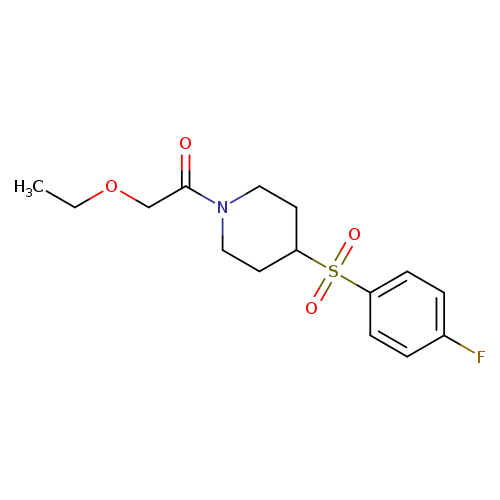 2-ethoxy-1-[4-(4-fluorobenzenesulfonyl)piperidin-1-yl]ethan-1-one