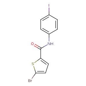 5-bromo-N-(4-iodophenyl)thiophene-2-carboxamide