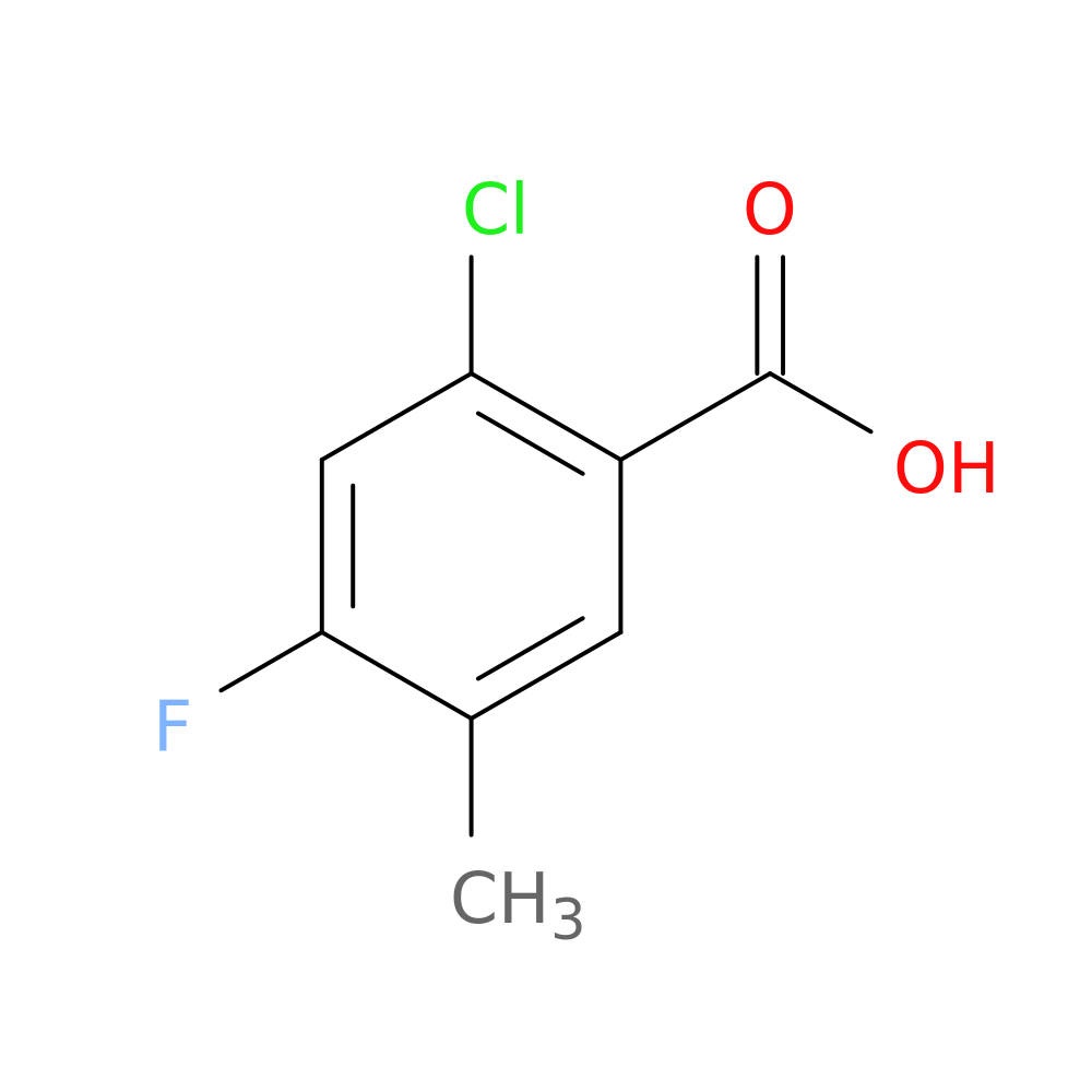 2-Chloro-4-fluoro-5-methylbenzoic acid
