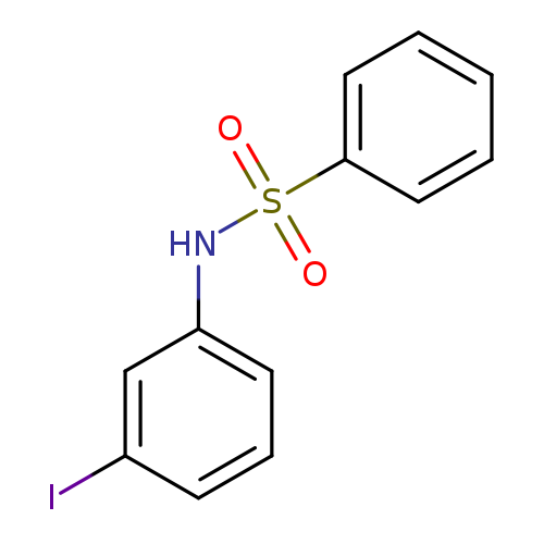 Benzenesulfonamide, N-(3-iodophenyl)-