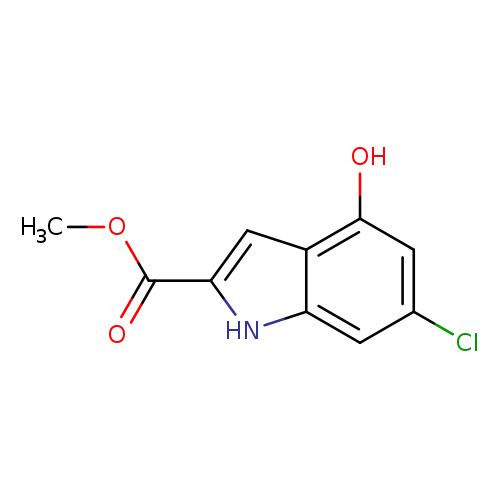 methyl 6-chloro-4-hydroxy-1H-indole-2-carboxylate