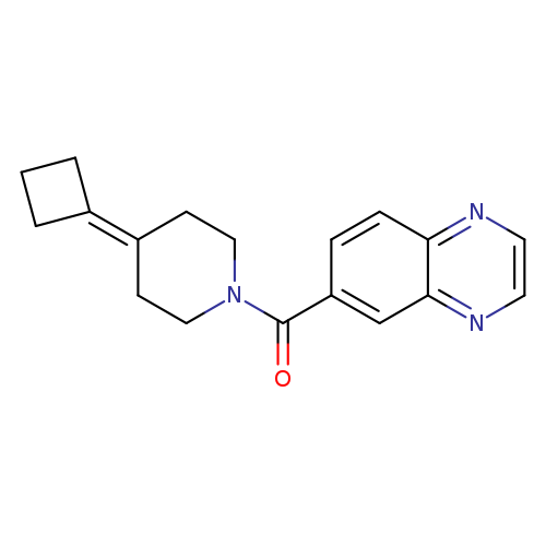 6-(4-cyclobutylidenepiperidine-1-carbonyl)quinoxaline