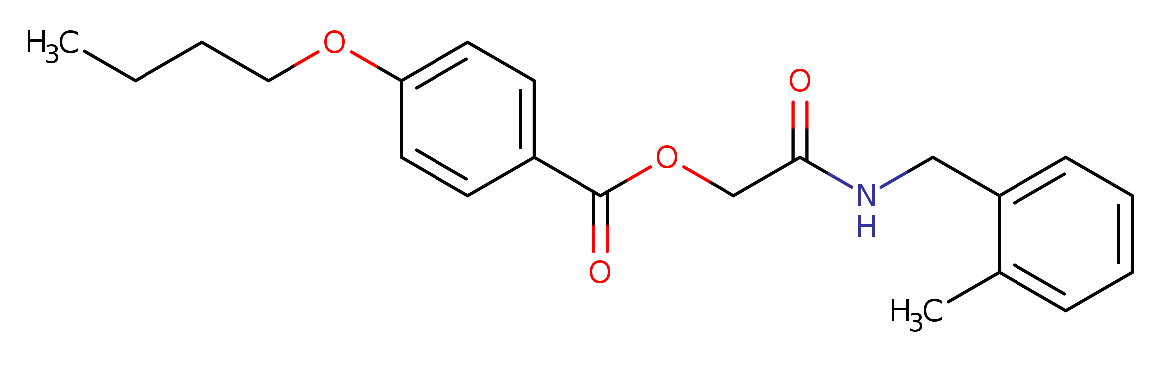 {[(2-methylphenyl)methyl]carbamoyl}methyl 4-butoxybenzoate