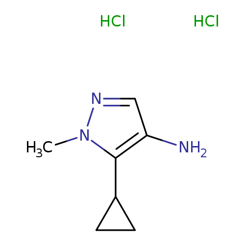 5-Cyclopropyl-1-methyl-1H-pyrazol-4-amine dihydrochloride