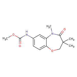methyl N-(3,3,5-trimethyl-4-oxo-2,3,4,5-tetrahydro-1,5-benzoxazepin-7-yl)carbamate