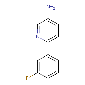 3-Pyridinamine, 6-(3-fluorophenyl)-