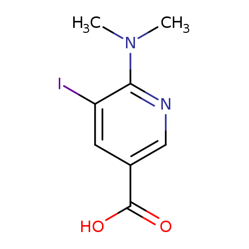 6-(dimethylamino)-5-iodopyridine-3-carboxylic acid
