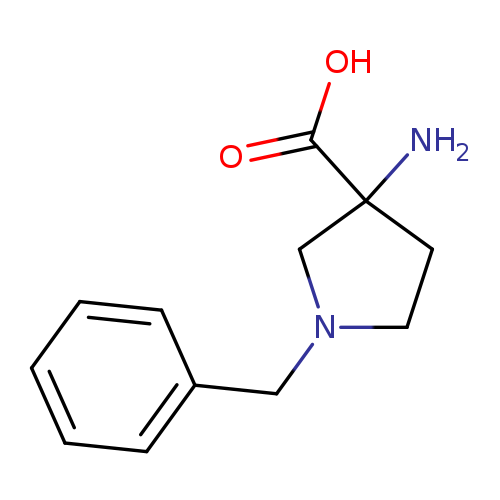 3-Pyrrolidinecarboxylic acid, 3-amino-1-(phenylmethyl)-