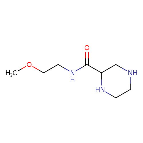 N-(2-methoxyethyl)piperazine-2-carboxamide