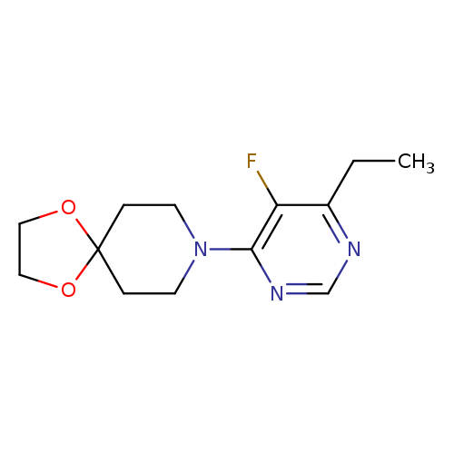8-(6-ethyl-5-fluoropyrimidin-4-yl)-1,4-dioxa-8-azaspiro[4.5]decane
