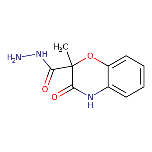 2-methyl-3-oxo-3,4-dihydro-2H-1,4-benzoxazine-2-carbohydrazide