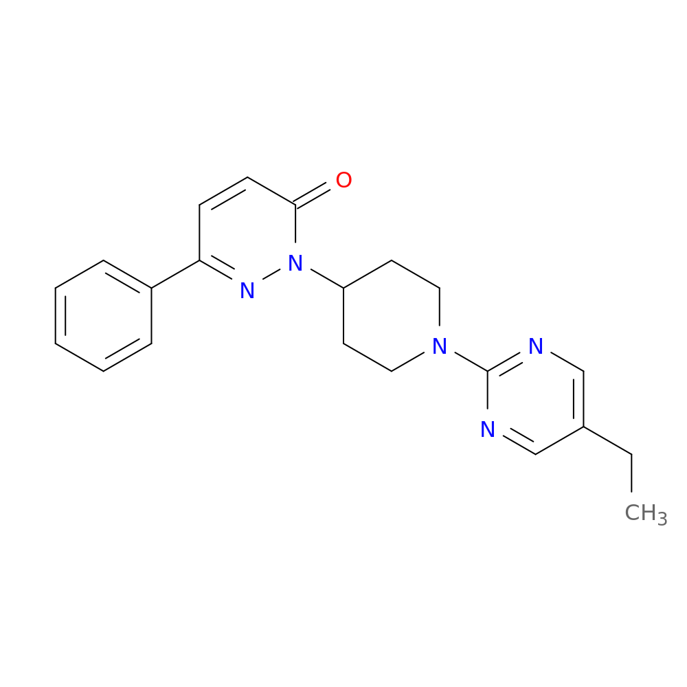 2-[1-(5-ethylpyrimidin-2-yl)piperidin-4-yl]-6-phenyl-2,3-dihydropyridazin-3-one