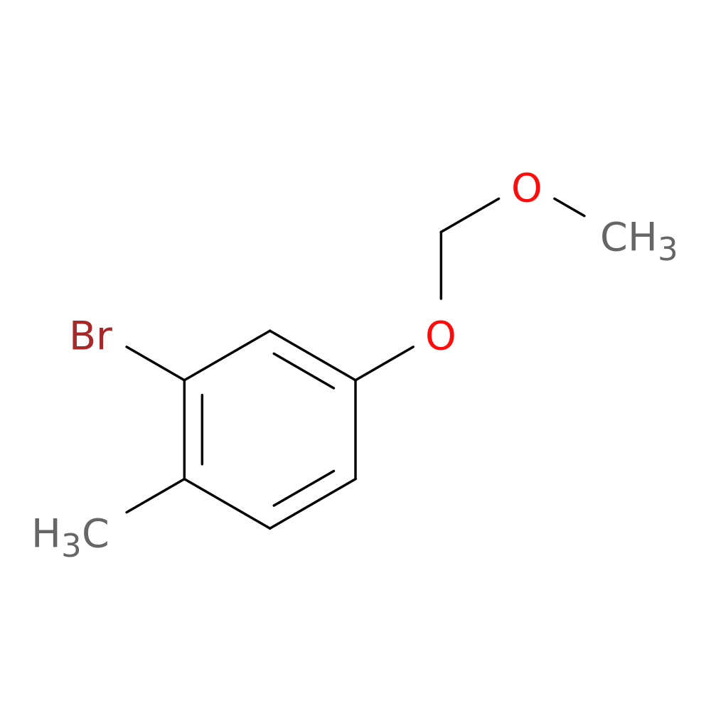 2-Bromo-4-(methoxymethoxy)-1-methyl-benzene