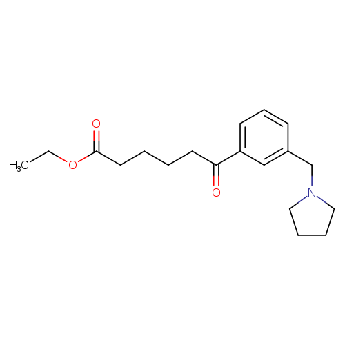 Ethyl 6-oxo-6-[3-(pyrrolidinomethyl)phenyl]hexanoate