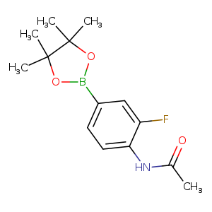 N-(2-Fluoro-4-(4,4,5,5-tetramethyl-1,3,2-dioxaborolan-2-yl)phenyl)acetamide