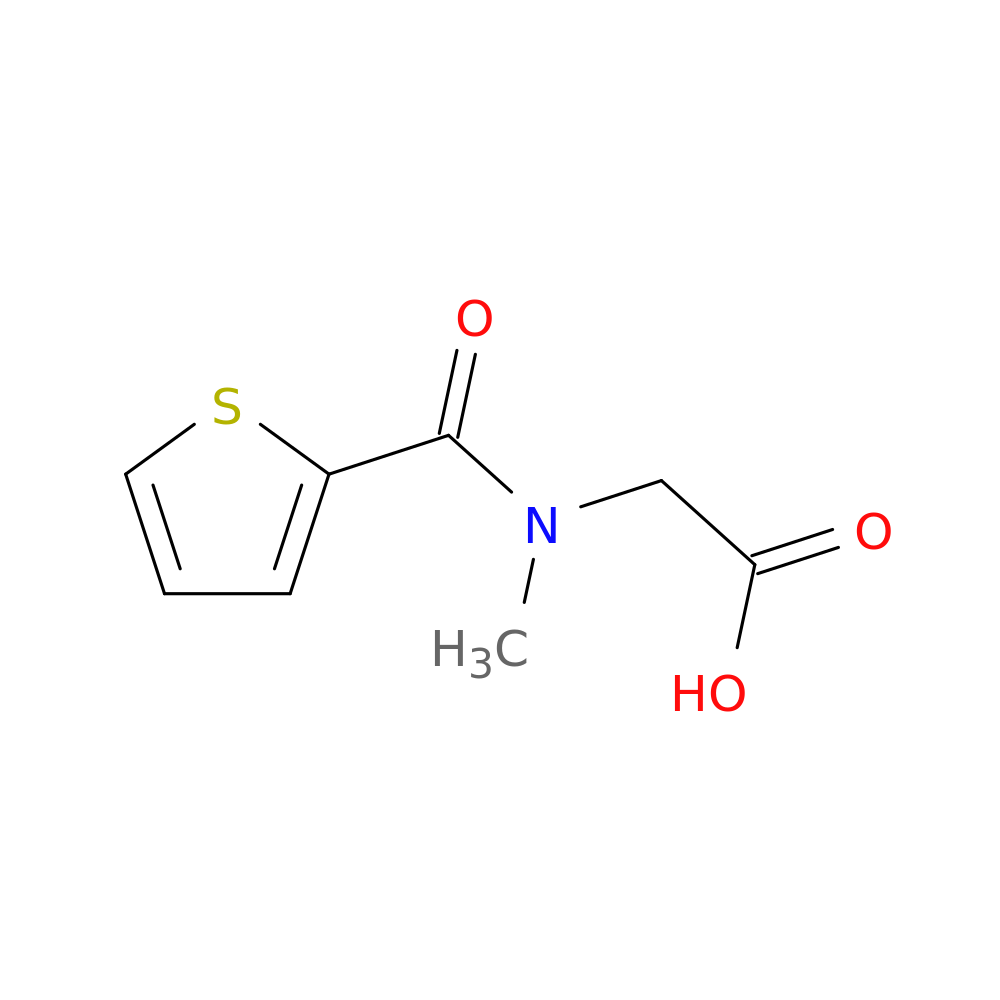 2-[N-methyl-1-(thiophen-2-yl)formamido]acetic acid