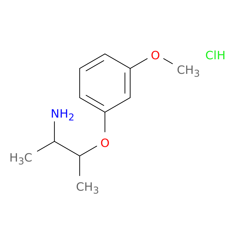 3-(3-methoxyphenoxy)butan-2-amine hydrochloride