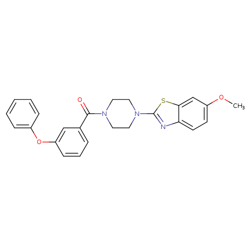 6-methoxy-2-[4-(3-phenoxybenzoyl)piperazin-1-yl]-1,3-benzothiazole