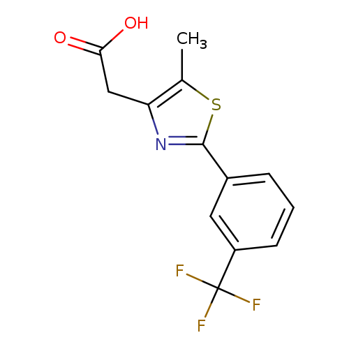 2-(5-Methyl-2-[3-(trifluoromethyl)phenyl]-1,3-thiazol-4-yl)acetic acid