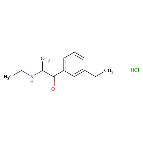 2-(ethylamino)-1-(3-ethylphenyl)propan-1-one,monohydrochloride