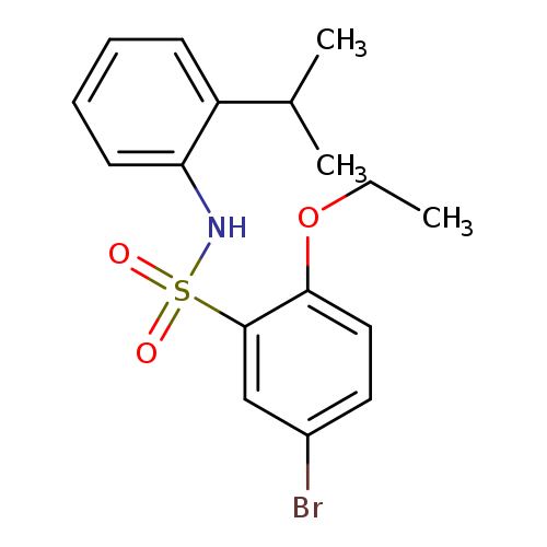 5-bromo-2-ethoxy-N-[2-(propan-2-yl)phenyl]benzene-1-sulfonamide