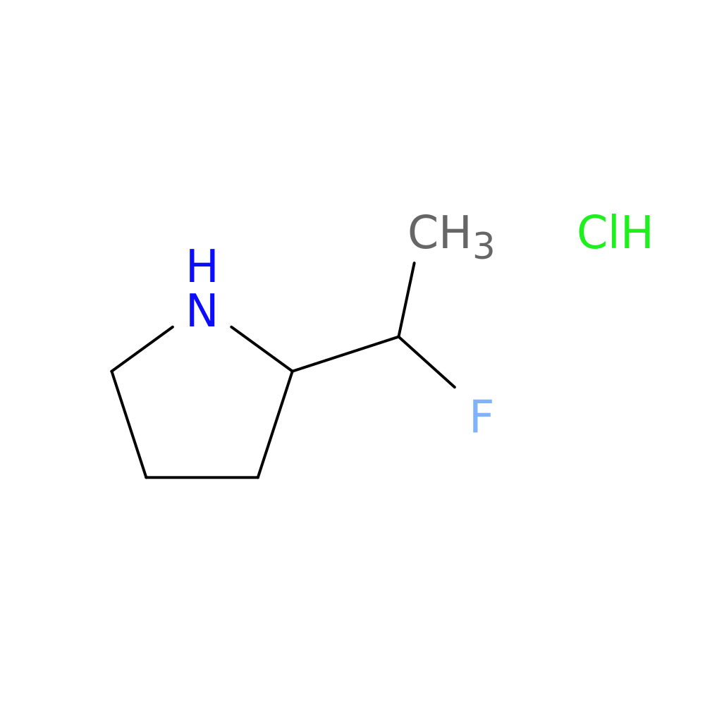 2-(1-fluoroethyl)pyrrolidine hydrochloride
