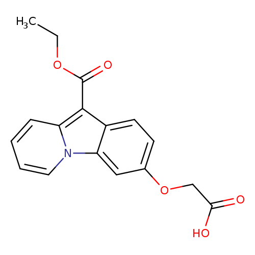 2-{[10-(ethoxycarbonyl)pyrido[1,2-a]indol-3-yl]oxy}acetic acid